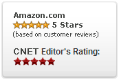Amazon and CNET 5-star rating